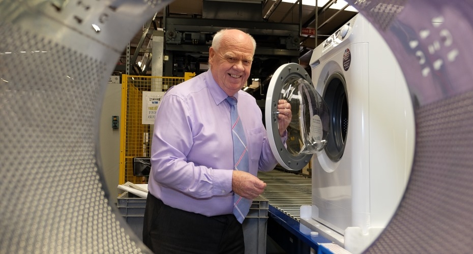 First British washing machines for decades roll off production line