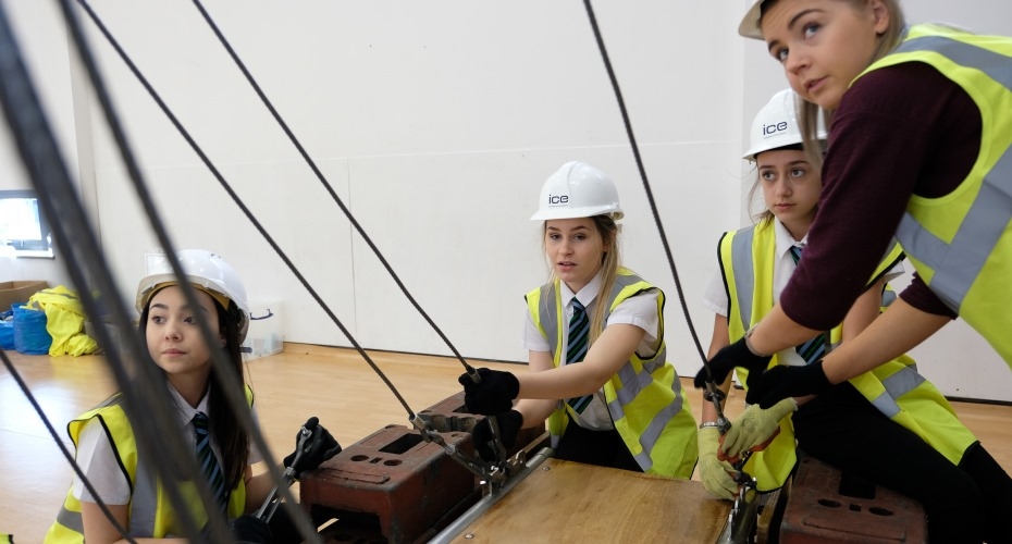 Engineers build bridges into Tees Valley school