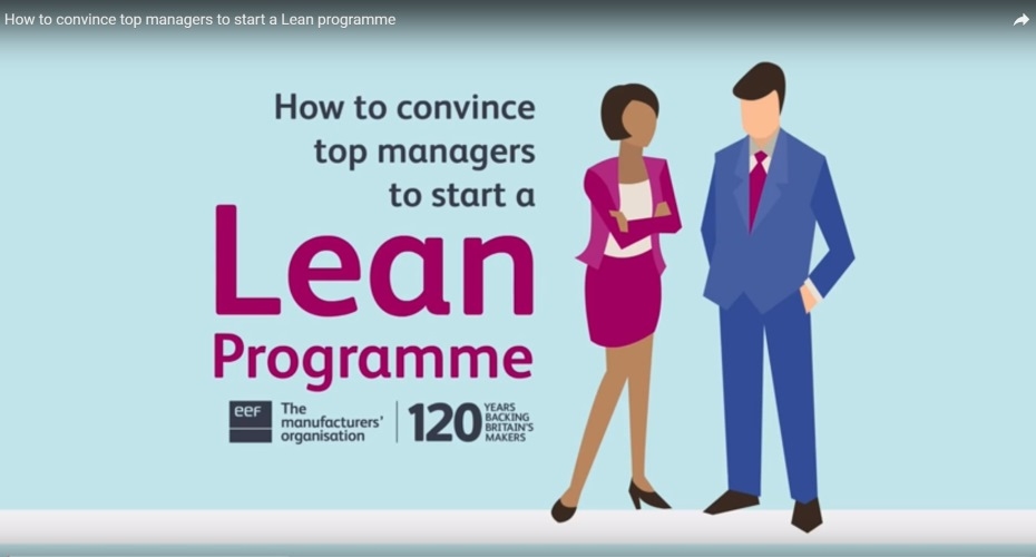 New EEF video shows the way to convince top managers to start a Lean programme