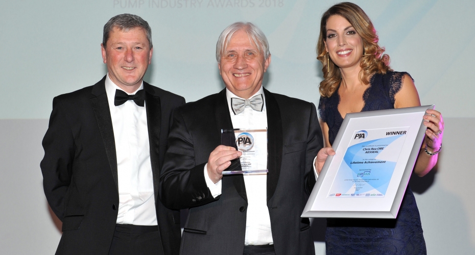 ​Top industry award honours ‘unsurpassed’ AESSEAL founder Chris Rea