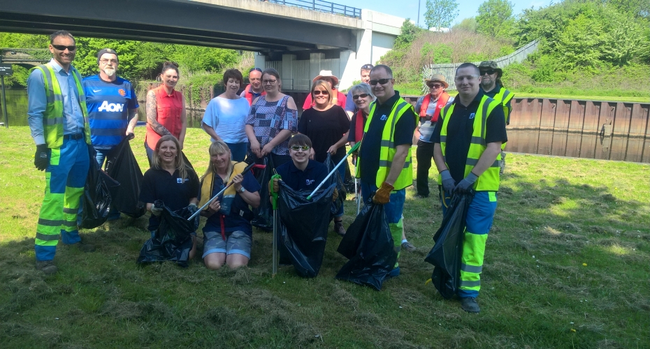 ​Liberty Speciality Steels and Swinton Lock partner for community clear up