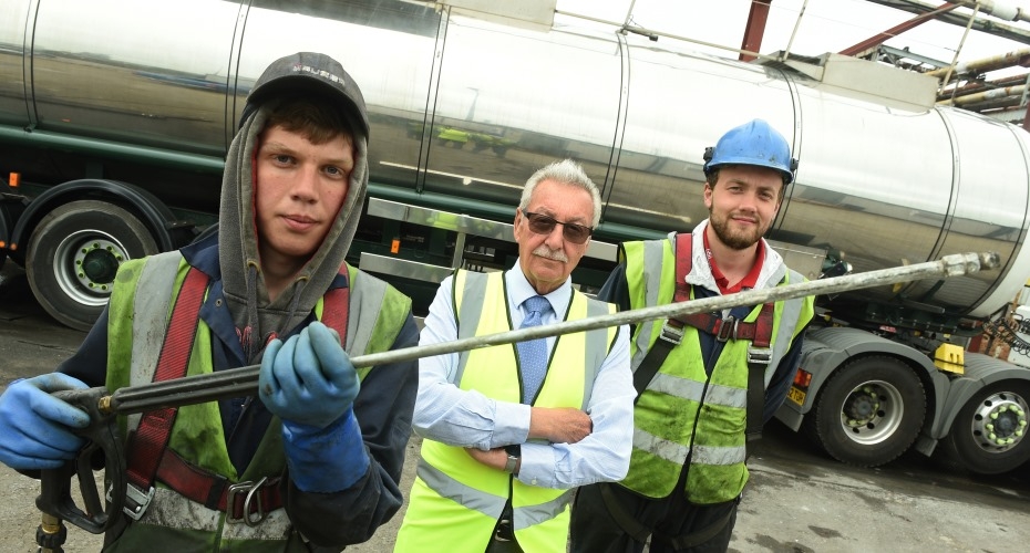 Apprentices clean up career progression at Olympic Tankwash