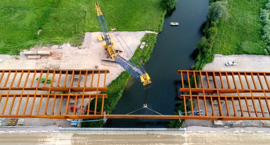 ​Major milestone on UK’s biggest road upgrade as bridge installation progresses