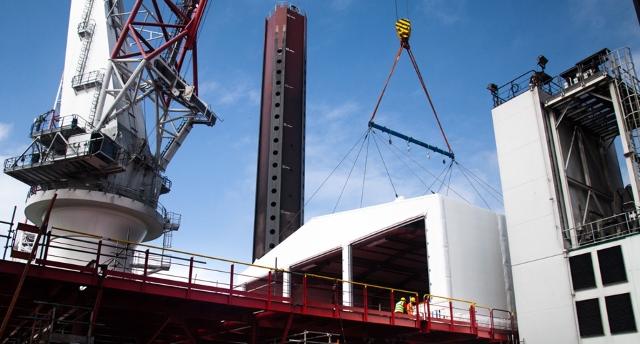 ​Lifted aboard for an offshore adventure