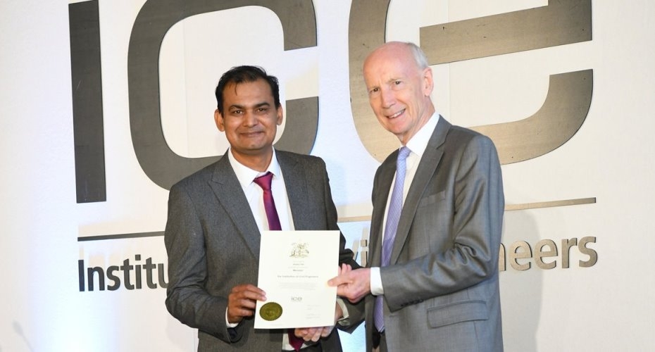 Manchester engineer achieves professional award