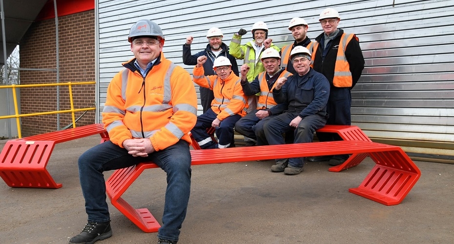 Cleveland Bridge UK uses heritage as inspiration for park benches