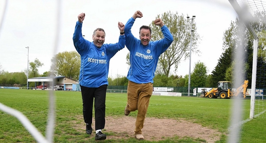 Scott Bros. chips in with car park to celebrate football club promotion