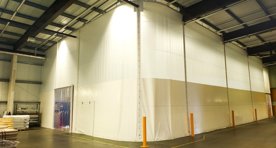 Union Industries eliminates contamination with bespoke static curtain