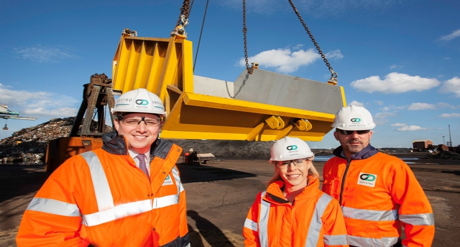 INDUSTRO Solutions supports recycling at Redcar Bulk Terminal with 10-tonne fabrication project