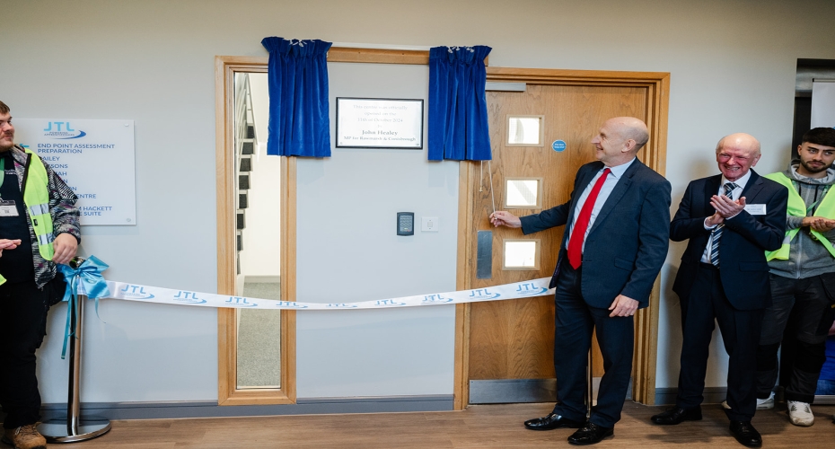 ​JTL LAUNCHES NEW SOUTH YORKSHIRE TRAINING CENTRE WITH OFFICIAL OPENING CEREMONY