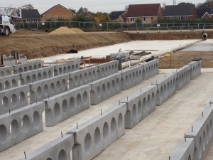 Underground carlow tank installed at West Yorkshire housing development to assist flood alleviation